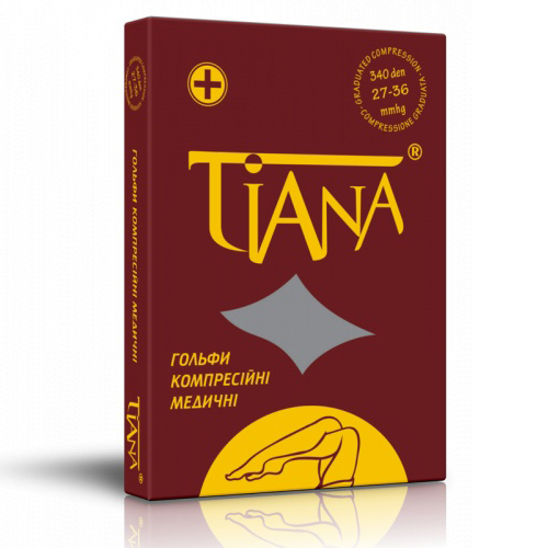 Гольфи антиварикозні профілактичні Tiana 340 DEN з компресією 27-36 мм рт.ст., арт.930,935