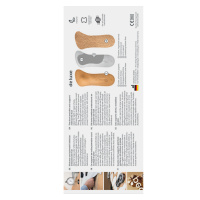 Напівстілка-супінатор для взуття Pedag De Luxe 123 з каблуком до 4-х см (Німеччина)