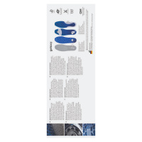 Гелева устілка Pedag Gelaxy 175 з мікрофібровим покриттям (Німеччина)