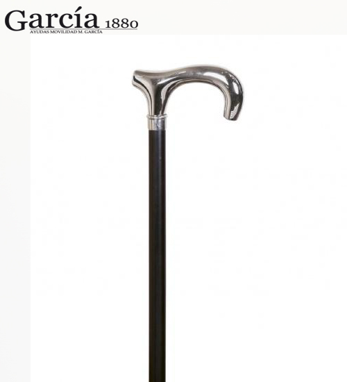 Трость Garcia Prima бук, никелированная рукоять art.172, (Испания)