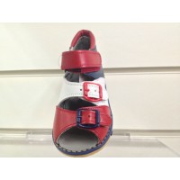 Ортопедичні сандалі червоно-білий-синій Таші Орто, (Туреччина)