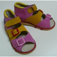 Ортопедичні босоніжки жовто-рожеві Таші Орто, (Туреччина)