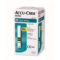 Тест-полоски для глюкометров Accu-Chek Active №50