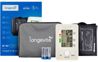 Тонометр автоматический Longevita BP-102 с манжетой 22-42 см и память для 2-х (Австрия)