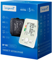 Тонометр автоматический Longevita BP-102 с манжетой 22-42 см и память для 2-х (Австрия)