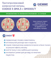 Противопролежневый ячеистый матрас GMA 5 с компрессором Gi-emme (Италия)