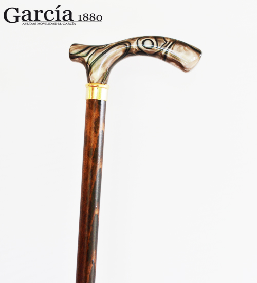 Трость Garcia Prima бук, акриловая рукоять art.209, (Испания)