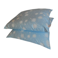 Подушка з гречаного лушпиння, тканина Тік Лотос (40х50 см)