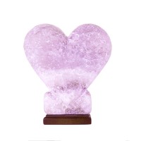 Светильник соляной Сердце цветное 'Соляна' 4-5 кг
