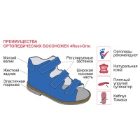 Дитячі ортопедичні босоніжки 4Rest-Orto арт.06-114