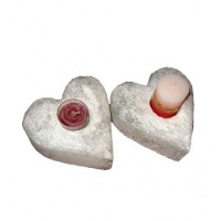 Підсвічник соляної SW-1115-1 Серці 'Соляна' 2 кг