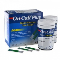 Тест-смужки для глюкометрів On-Call Plus №50