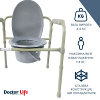 Стілець-туалет 12627 Dr.Life