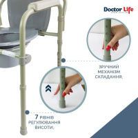 Стілець-туалет 12627 Dr.Life