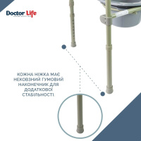 Стілець-туалет 12627 Dr.Life