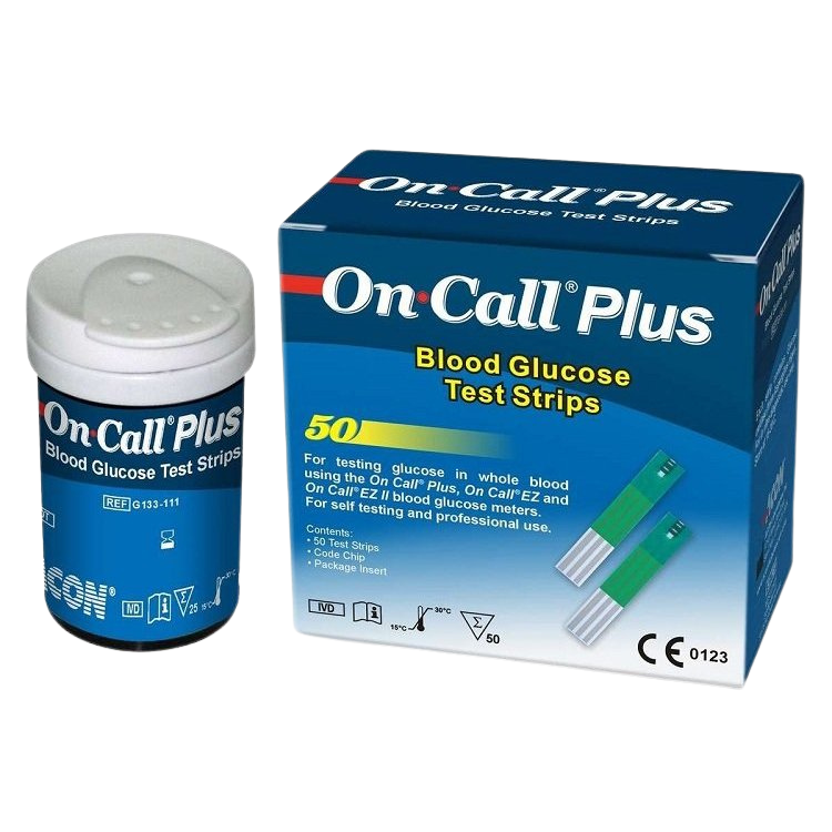 Тест-полоски On Call Plus (50 шт), упаковка