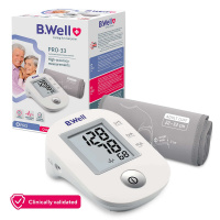 Тонометр автоматический B.Well PRO-33 M с манжетой 22-32 см (Швейцария)
