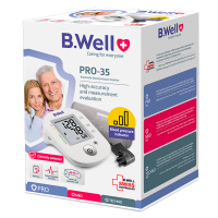 Тонометр автоматический B.Well PRO-35 с адаптером и манжетой 22-42 см (Швейцария)