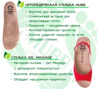 Женские ортопедические шлепанцы 701-18.1 VESUVIO Mubb