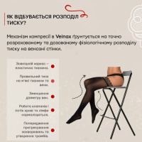 Чулки компрессионные медицинские Microtrans микрофибра 882R класс 3 Veinax