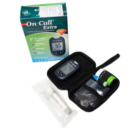 Глюкометр On-Call Extra + 50 тест-смужок + Ланцети 10 шт (США)