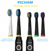 Насадки для електричної зубної щітки PECHAM Black Travel