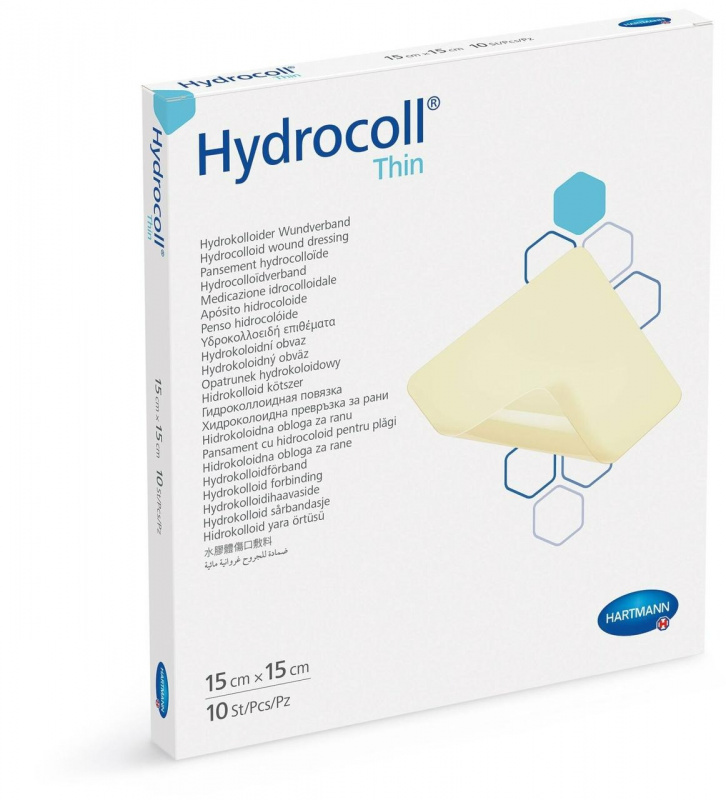 Гидроколлоидная повязка Hartmann Hydrocoll Thin 15 x 15 см