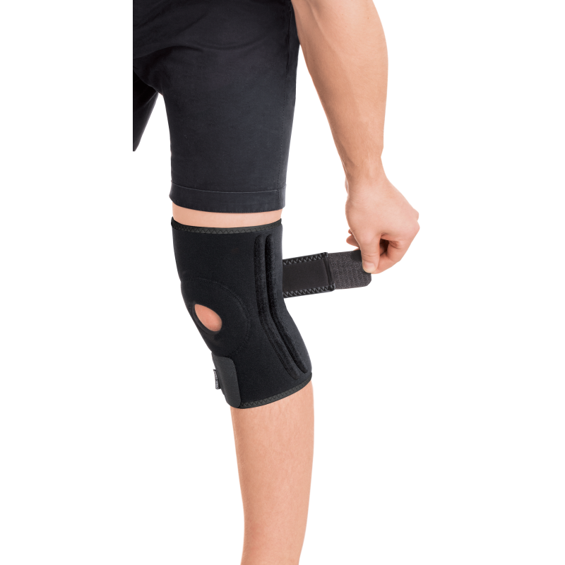 Бандаж для колінного суглоба з 4-ма ребрами жорсткості (роздільний, неопреновий) Торос-Груп ТИП 518 (Україна)