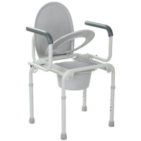 Сталевий стілець-туалет із відкидними підлокітниками OSD-2108D