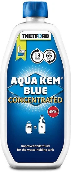 Жидкость-концентрат д/биотуалета Aqua Kem Blue, 0,78 л