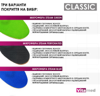 Индивидуальные ортопедические стельки Vitamed Classic Perforated Grey (Украина/Италия)