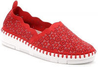 Ортопедические мокасины женские Grunland Vivy Rosso SC4912 (Италия)