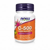 Now Foods Вітамін С-500 аскорбат КАЛЬЦІЯ-С 30 капсул