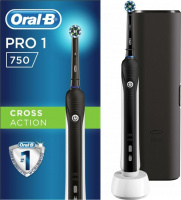 Электрическая зубная щетка ORAL-B (BRAUN) Pro 1 Cross Action 750 Black