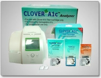 Експрес-аналізатор для визначення гемоглобіну глікірованного і глюкози в крові Clover A1c Infopia