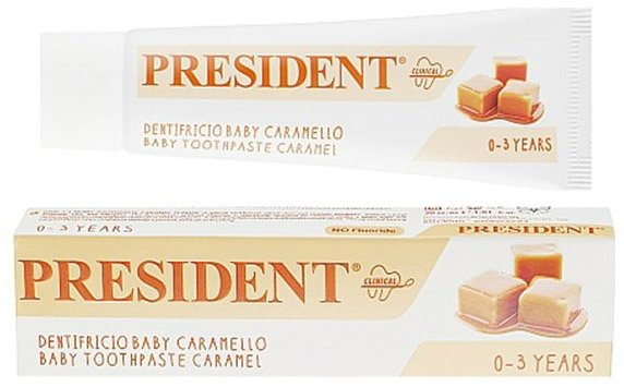 Дитяча зубна паста President Baby Caramel до 3 років 30 мл