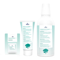 Акционный набор от Dr. Wild&.Co. (паста+ополаскиватель+нить) Tebodont-F