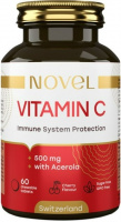 Витамины жевательные Novel Витамин C 500 мг + Ацерола №60