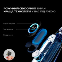 Електрична зубна щітка Oclean X Pro Elite Grey OLED