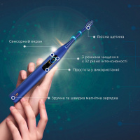Электрическая зубная щетка Oclean X Pro Navy Blue OLED