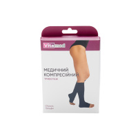 Гольфы компрессионные медицинские Vitamed 9210 2-й класс, с открытым носком (Украина)