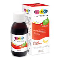 Сироп фер + вітаміни групи B PEDIAKID для підвищення гемоглобіну та зняття втоми, 125 мл