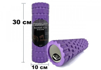 Массажный ролик Easyfit 30х10 см фиолетовый