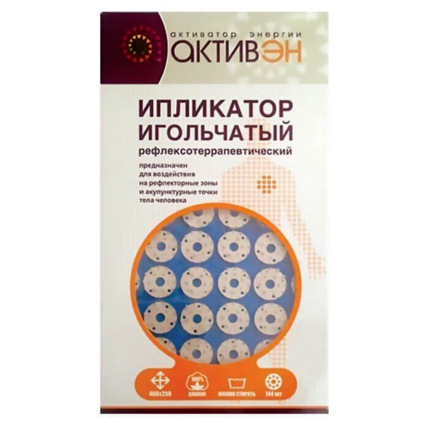 Ипликатор Кузнецова активен Мирта (55х42 см) с поролоном 234 игол