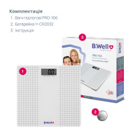 Электронные напольные весы B.Well PRO-166 (Швейцария)