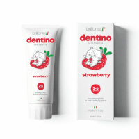 Зубна паста-гель Brillante dentino Strawberry Kids, 50 мл 