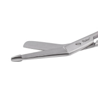 Ножницы медицинские по Lister, для разрезки повязок, горизонтально-изогнутые, 18,5см