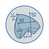 Ортопедична подушка Olvi для ніг та колін з ефектом пам’яті J2518