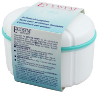 Контейнер ECOSYM для очищення та зберігання зубних протезів та ортодонтичних апаратів