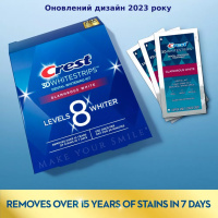 Отбеливающие полоски для зубов Crest 3D White Glamorous Whitestrips 14 упаковок, 28 полосок & Отбеливающая эмульсия Сrest Whitening Emulsions 10 g